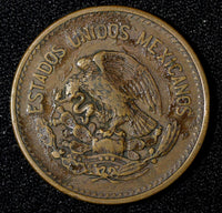 Mexico ESTADOS UNIDOS MEXICANOS Bronze 1944 20 Centavos  KM# 439 (27 585)