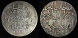Turkey Ottoman Abdul Hamid I Silver AH1187 Year 8 (1780) Piastre KM# 396 (137)