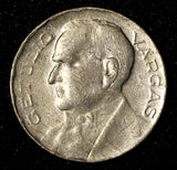 BRAZIL Copper-Nickel 1942 300 Reis Getúlio Dornelles Vargas WWII  KM# 546 (51)