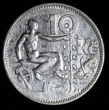 Czechoslovakia Silver 1931 10 Korun 30 mm KM# 15 (27 847)