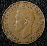 Great Britain George VI Bronze 1939 1/2 Penny  KM# 844 (28 914)