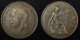 GREAT BRITAIN George V Bronze 1935 1 Penny  KM# 838 (28 416)