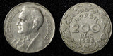 BRAZIL Copper-Nickel 1938 200 Reis Getúlio Dornelles Vargas KM# 545 (27 771)