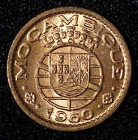 Mozambique Bronze 1960 10 Centavo UNC KM# 83 (27 669)