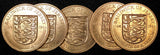 Jersey Elizabeth II Bronze 1966 1/12 Shilling KM# 26 RANDOM PICK (1 Coin)