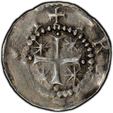 Netherlands Utrecht Burchard of Lechsgemund AR (1099-1112) Denar PCGS AU55 TOP