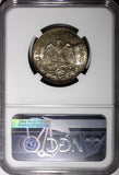 MEXICO Silver 1935 M 50 Centavos NGC MS64 Nice Toned KM# 448 (036)