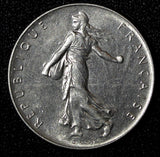 FRANCE Nickel 1961 1 Franc UNC KM# 925.1 (27 742)