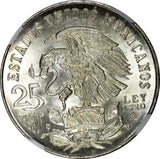 MEXICO Silver 1968 Mo  25 Pesos NGC MS65 Olympic Games Even Rings KM# 479.1 (9)