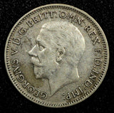 Great Britain George V (1910-1936) Silver 1933 6 Pence KM# 832 (24 189)