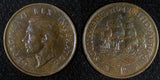 South Africa George VI Bronze 1942 1 Penny 31 mm KM# 25 (28 012)