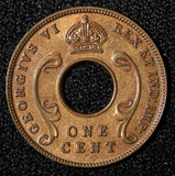 East Africa George VI Bronze 1942 1 Cent Red UNC KM# 29 (28 251)