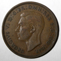 Great Britain George VI Bronze 1946 1 Penny KM# 845 (28 198)
