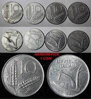Italy Aluminium 1953 - 1983  R 10 Lire KM# 93 RANDOM PICK (1 Coin) (974)