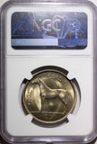 IRELAND Copper-Nickel 1964 1/2 Crown NGC MS64 Irish Hunter Horse KM# 16a (048)