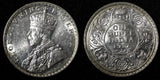 India-British George V Silver 1917 (C) 1 Rupee Calcutta  aUNC /UNC KM# 524 (051)