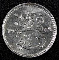 FINLAND Iron 1949 H 1 Markka  aUNC KM# 30b (27 183)
