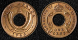 East Africa George VI Bronze 1942 1 Cent Red UNC KM# 29 (28 251)