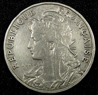 FRANCE Nickel 1904 25 Centimes KM# 856 (24 995)