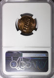 Italy Vittorio Emanuele III 1921 R 5 Centesimi NGC MS65 BN TOP GRADED KM# 59 (0)
