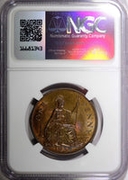 Great Britain George VI Bronze 1938 1 Penny NGC MS63 RB KM# 845 (036)