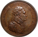 RUSSIA Alexander I  Copper 1804 Pattern Rouble PCGS SP62 BN VERY RARE Bitkin-925