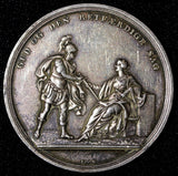 DENMARK Silver 1801 Medal  Attack of the British on Copenhagen 39.2 mm;17.39 g.