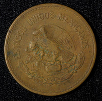 Mexico ESTADOS UNIDOS MEXICANOS Bronze 1953 20 Centavos KM# 439 (27 573)