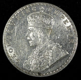 India-British George V Silver 1918 (C) Rupee Calcutta Mint KM# 524 (27 326)