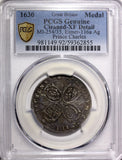 GREAT BRITAIN 1630 Birth of Prince Charles Silver Medal PCGS XF DET. Eimer 116a