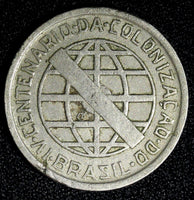 Brazil Copper-Nickel 1932 200 Reis 400th Anniversary of Colonization KM# 528(77)
