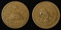 Mexico ESTADOS UNIDOS MEXICANOS Bronze 1943 20 Centavos 1st Year  KM# 439 (579)