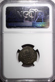 Russia Elizabeth Silver 1751 Grivennik 10 Kopecks NGC VF30 3 Dot's  RARE (056)