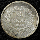 FRANCE Louis Philippe I Silver 1846 A 25 Centimes Paris Mint KM# 755.1 (24 700)