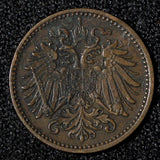 Austria Francis Joseph I Bronze 1900 1 Heller KM# 2800 (28 630)