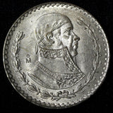 MEXICO Silver 1962 Mo Peso Jose Morelos 34.5 mm UNC KM#459 (30 042)