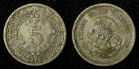 Mexico ESTADOS UNIDOS MEXICANOS 1936 M 5 Centavos KM# 423 (27 821)