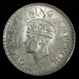 India-British George VI Silver 1941 (B) Rupee Mint Luster KM# 556  (27 313)