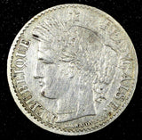 FRANCE Silver 1850 A  20 Centimes Paris Mint KM# 758.1 (24 697)