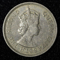 Fiji Elizabeth II Copper-Nickel 1961 1 Shilling KM# 23 (27 970)