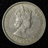 Fiji Elizabeth II Copper-Nickel 1961 1 Shilling KM# 23 (27 970)