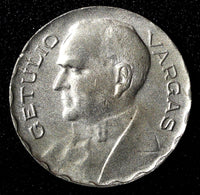 Brazil Getúlio Dornelles Vargas 1940 400 Reis WWII ISSUE KM# 547 ( 27 791)