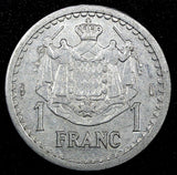 MONACO Louis II (1922-1949)  1943 1 Franc WWII XF KM# 120 RANDOM PICK (1 Coin)