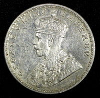 India-British George V Silver 1920 (C) Rupee Calcutta Mint KM# 524 (27 316)