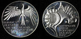 Germany Silver PROOF 1972 J 10 Mark Hamburg Olympic Games in Munich KM# 133 (57)