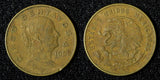 MEXICO Bronze 1958 Mo 5 Centavos Large type KM# 426 (27 904)