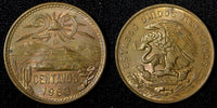 MEXICO  Bronze 1963 Mo 20 Centavos NICE COIN  KM# 440 (27 543)