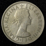 Great Britain Elizabeth II 1957 Florin 2 Shillings KM# 906  (28 214)