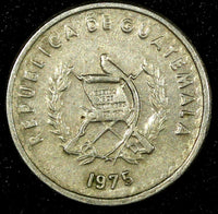 GUATEMALA Copper-Nickel  1975  5 Centavos Guatemala City Mint KM# 270 (24 684)