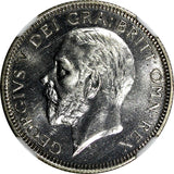 GREAT BRITAIN George V Silver 1927 1 Shilling NGC MS64 1st Year Type KM# 833 (9)